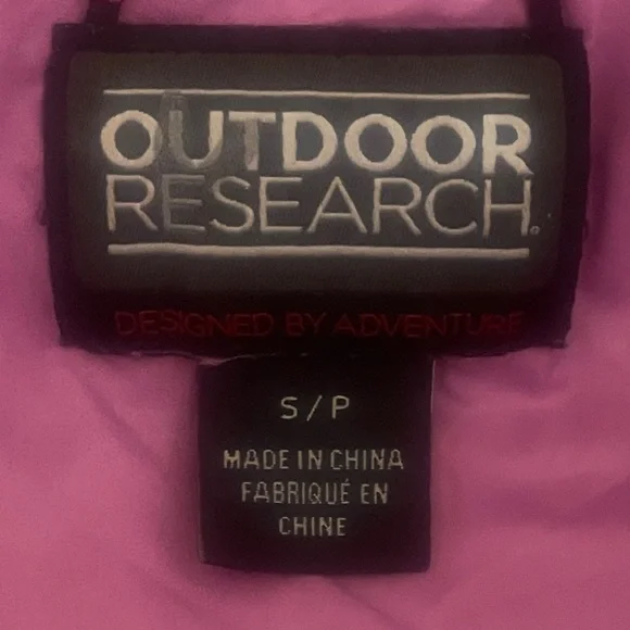 Outdoor Research 2-1 Lightweight Puffer Size Small Ski Shell Combo Jacket
